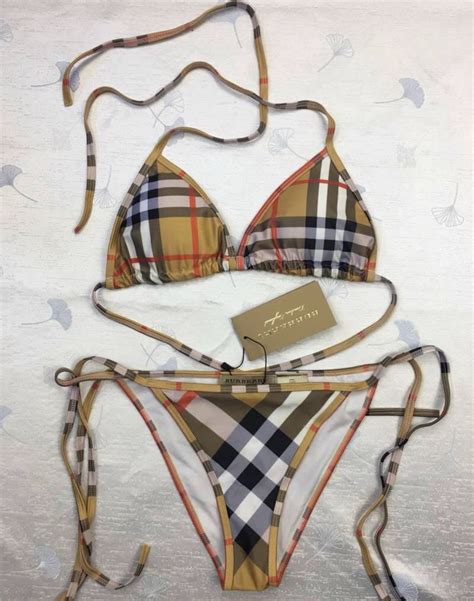 burberry swimsuit fake|burberry dupe bikini.